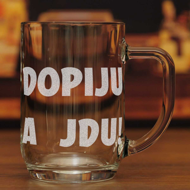 Půllitr Dopiju a jdu!