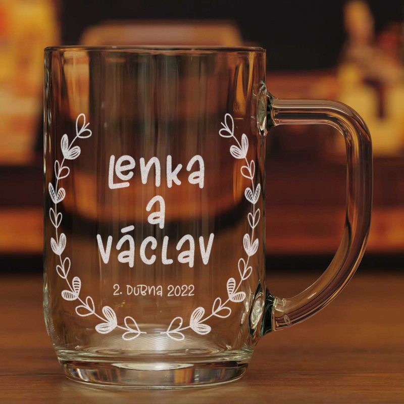 Svatební půllitr