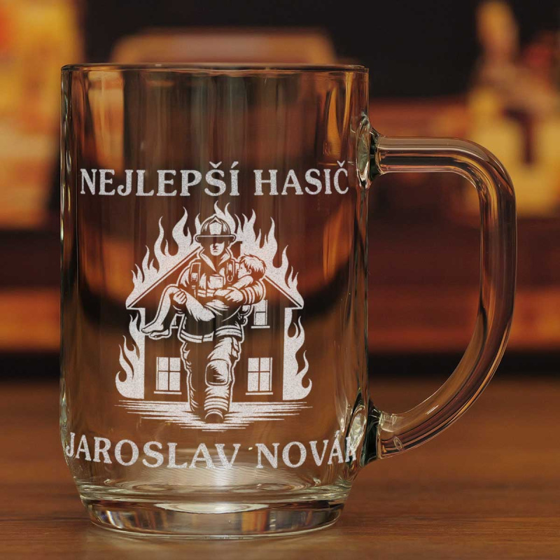 Půllitr pro hasiče se jménem 2