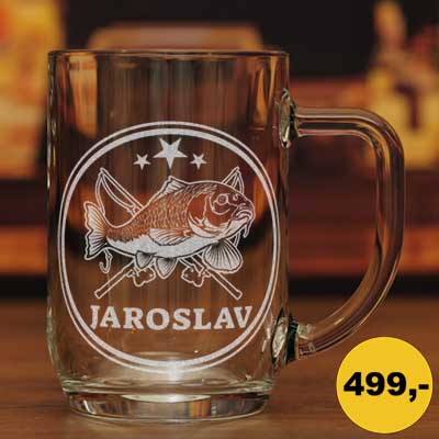 Originální dárkový půllitr pro rybáře